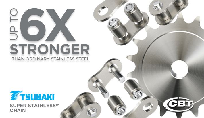Picture for category Product Feature: Tsubaki Super Stainless™ Chain