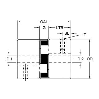 Picture of L035 HUB 1/4  N/KW LOV