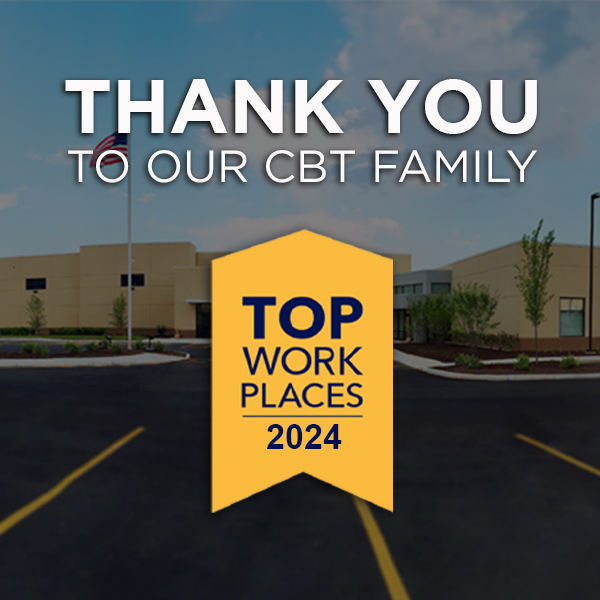 CBT Wins Top Workplaces 2024